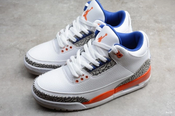 Bmlin Jordan Retro 3 Rivals' 'Knicks 136064-148 Air 0823
